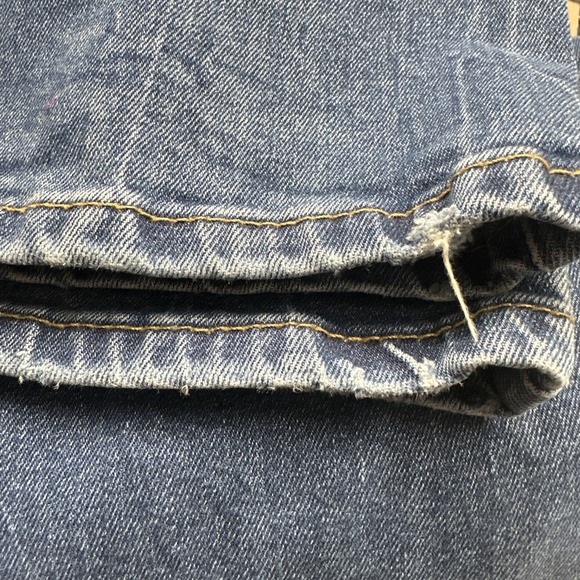 Levi's 502 Jeans Tapered Fit Stretch Denim Mens Big & Tall Size 46x34 Blue - Picture 11 of 11